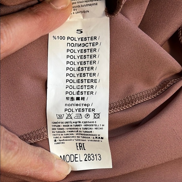 🩷 HOST PICK NWOT Blush Satiny Maxi Skirt Coord, Size L - Picture 7 of 16